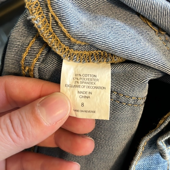 New York and Company, Patchwork Soho flare jeans - Picture 4 of 4